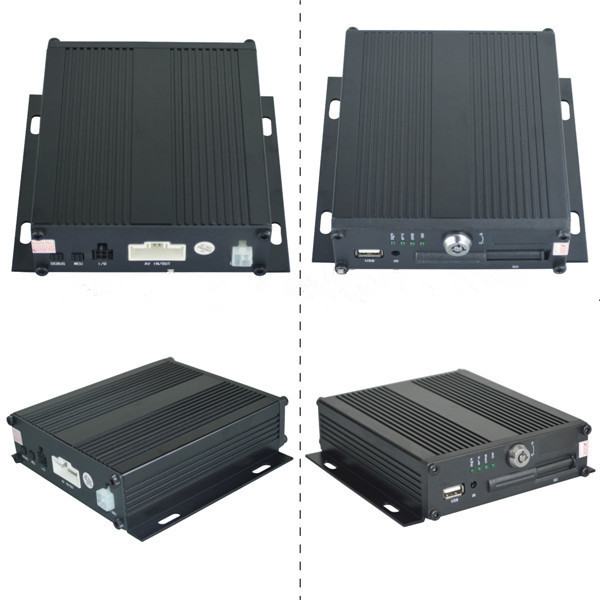 64GB SD Card Mobile DVR Car Black Box , H.264 4 Channel Mobile DVR For Vehicles