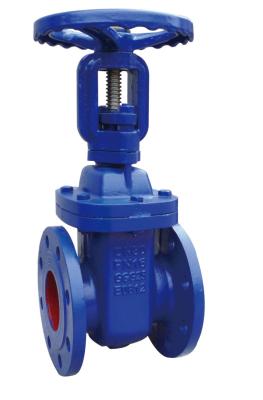 BS5163 Blue Rising Stem Gate Valve Simple Structure Good Interchangeability