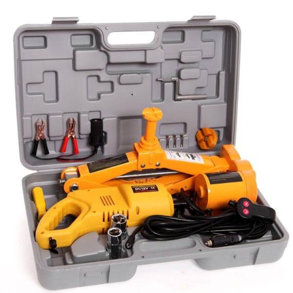 2 TON ELECTRIC SCISSOR CAR LIFT JACK WRENCH 12V CIGARETTE ADAPTER