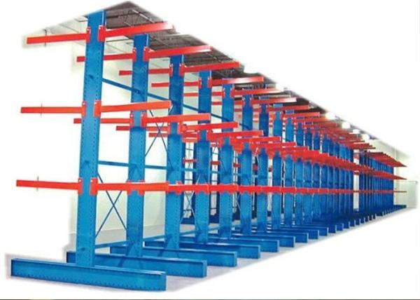 Le double industriel dégrossit support en porte-à-faux de bras de supports de stockage pour de longs objets 500~1500 kilogrammes