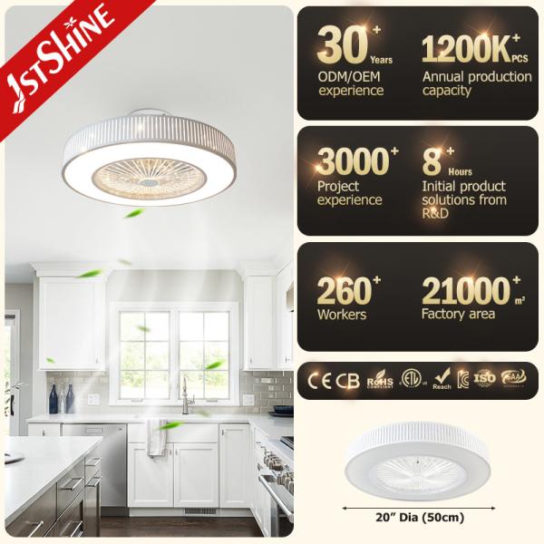 Fã da caixa do teto do diodo emissor de luz do motor 15W do diâmetro 20in para o quarto