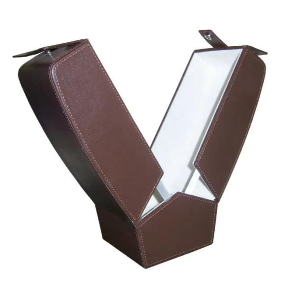 Red Matte Varnishing XO Wine Gift Box Packaging With Drawer And Lid