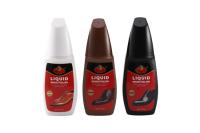 Botão de couro de polonês líquido 75ml preto principal dar aos seus sapatos uma nova vida marca personalização