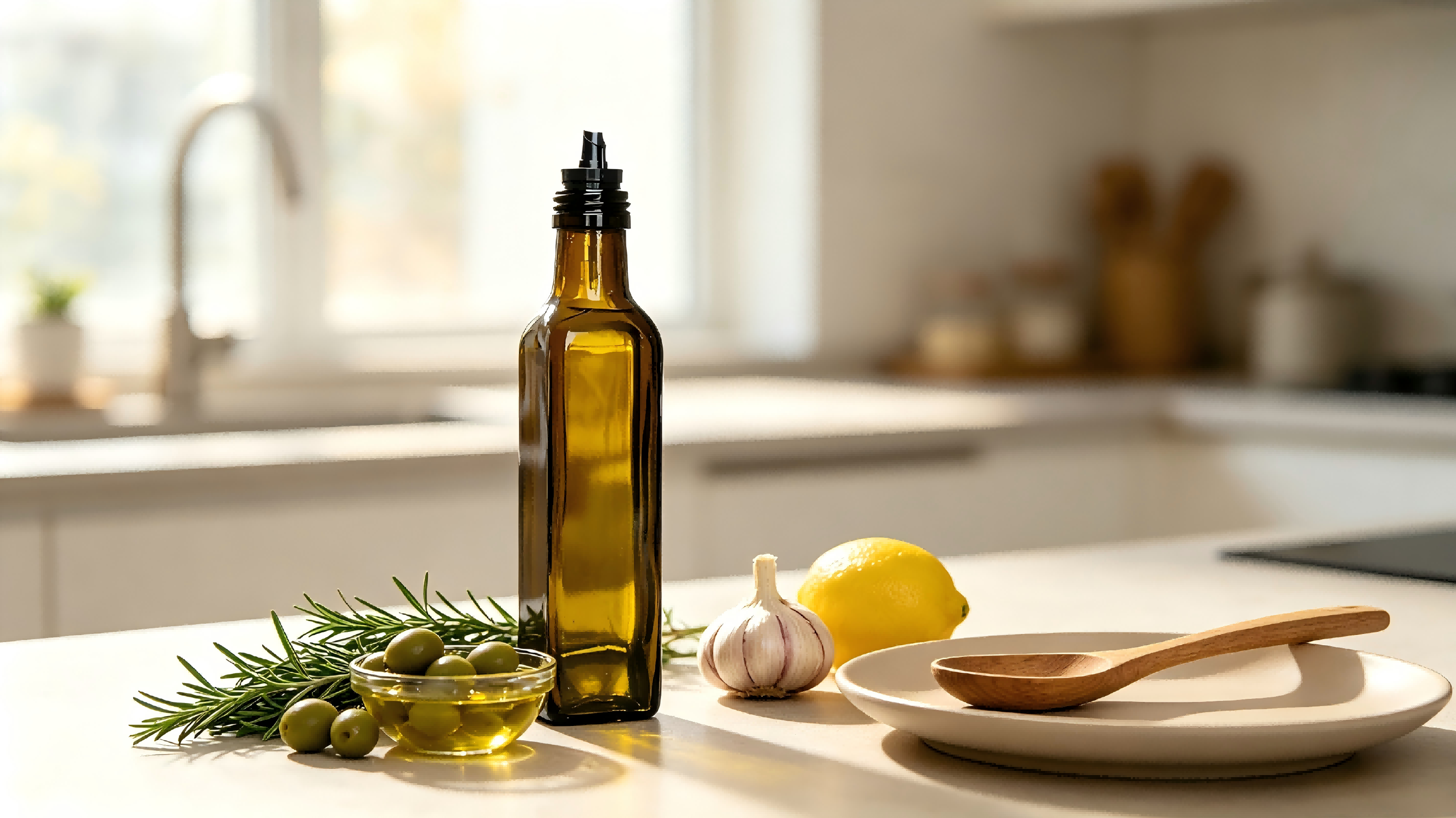 Aluminum 31.5mm Screw Cap Tamper-Evident Seal Food-Grade Plastic Retractable Pourer Spout Olive Oil