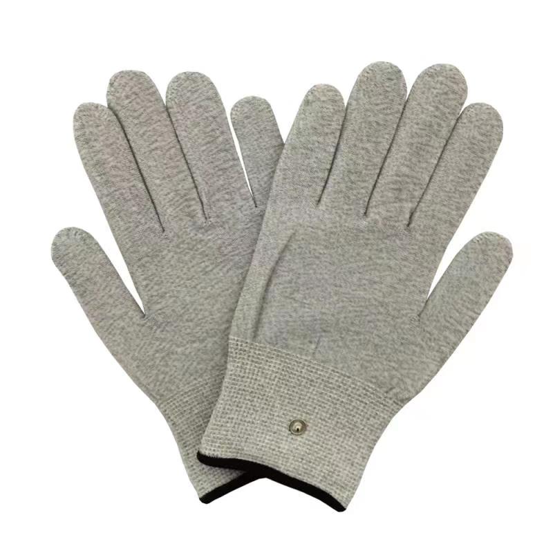 Silver Fiber Thread Gloves EMF Conductive Grounding Gloves Containing Silver Fiber Nylon