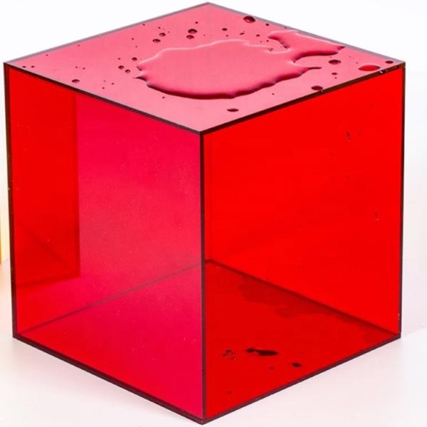Colored Acrylic Boxes Storage Cubes Coloured Perspex Boxes Customization
