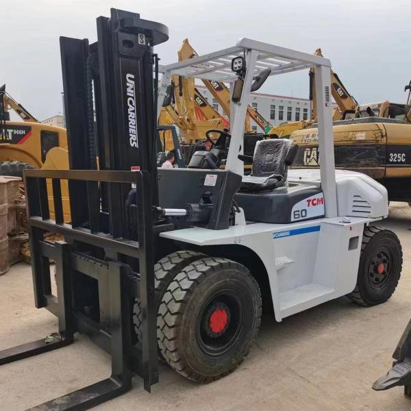 TCM 60 Used Forklift 6T load capacity Low Hour Original Engine 69kW