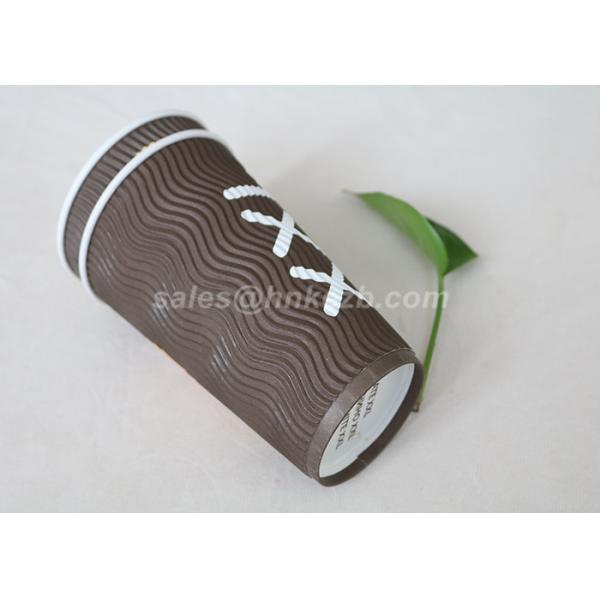 100% Biodegradable PLA Paper Cups / Paper Disposable Cups Black Color