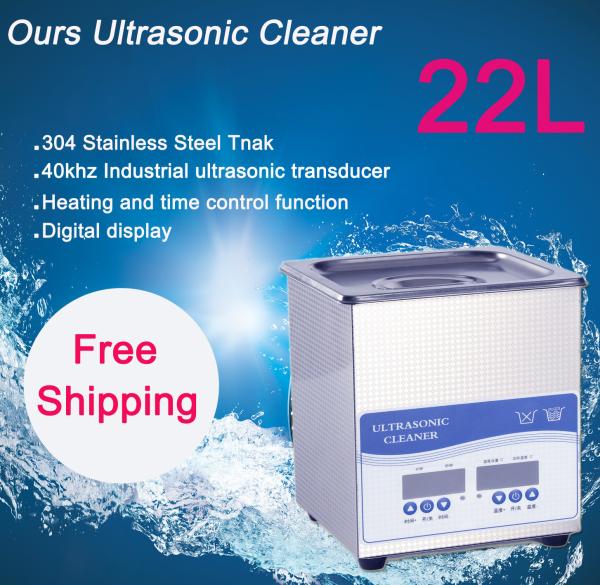 100W Electric Desktop Ultrasonic Jewellery Cleaner , 40KHZ Heated Ultrasonic Parts Cleaner 2L