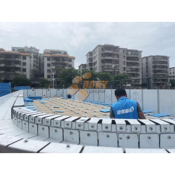Zn-Al-Mg Steel Frame Temporary Training Swimming Pool Prefabricated Inground Swimming Pool