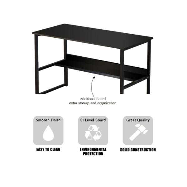 Kids Study Desk Chair Set with Wooden Shelves Modern and Functional Office Furniture