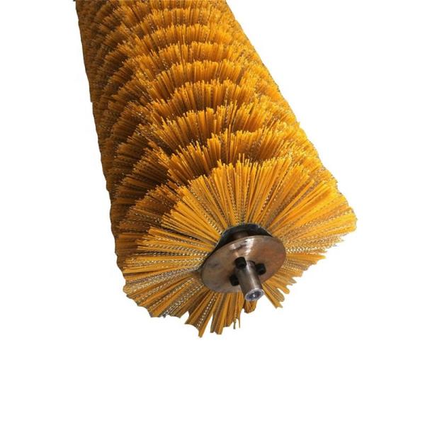 os linces giratórios elétricos da lavagem de 205mmx660mm PP escovam para a limpeza da estrada