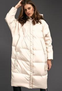 Polyester Lining Women's Heavy Down Jacket , Water Resistant White Duck Down Coat