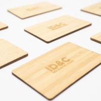 Bamboo Wood Smart Card Business Key 125KHZ / 13.56MHZ Para Controle de Acesso ao Hotel