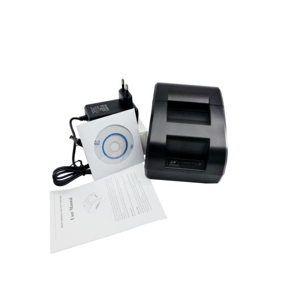Adapter Direct Power Supply Design Black POS58B 58MM USB 2 Inch Invoice Thermal Printer