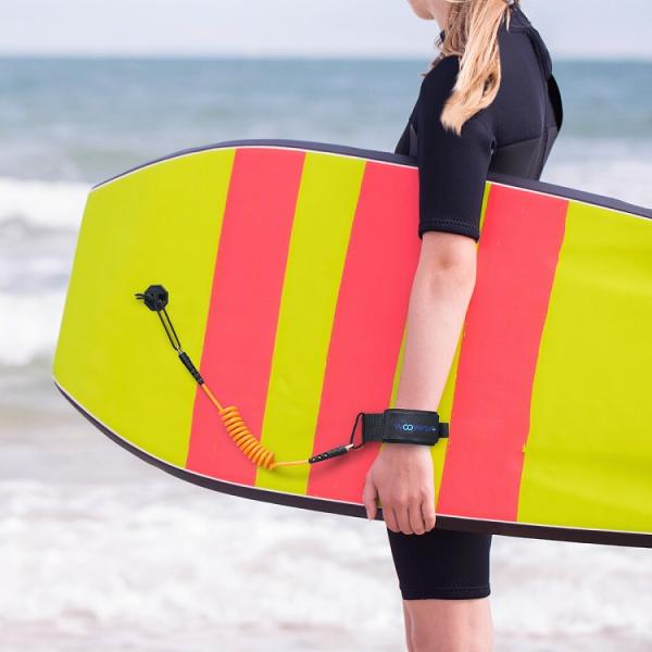 Straight Surfboard Surf Leash for Unisex on Lakes Rivers Durable Material