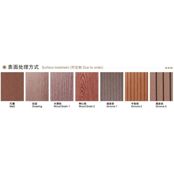 146 X 31mm WPC Solid Decking 31mm Walk Way Decking Wood Plastic Composite