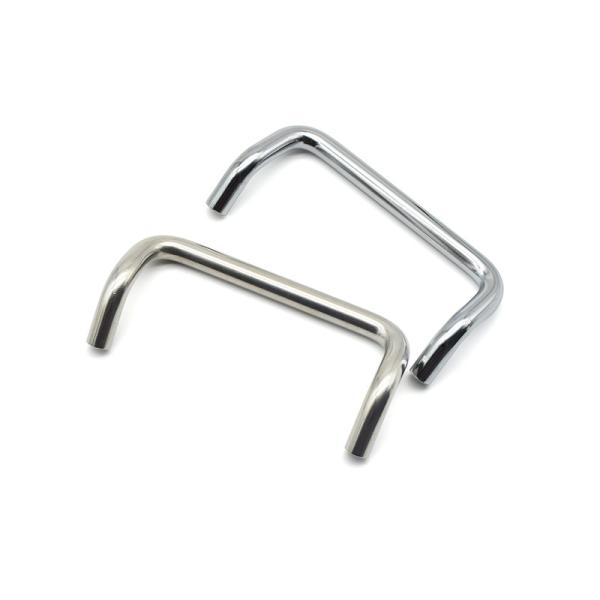 Furniture Hardware Stainless Steel Door Handles Double Bend Heavy Door Bow Knobs