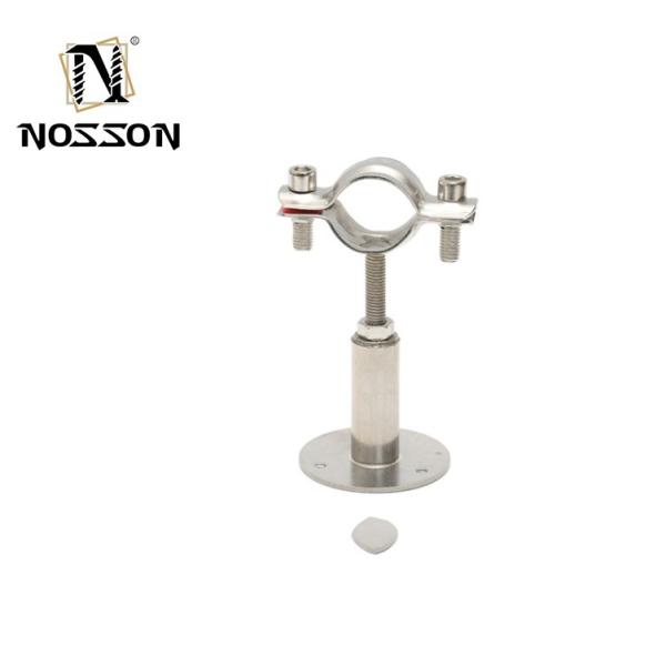16-300mm Customized Support Sanitary Stainless Steel 304 Round Pipe Clamp Pipe Holder for DIN Standard