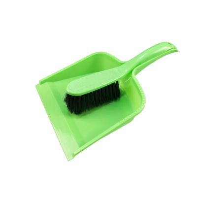 Verde amarelo vermelho Desktop de Mini Dustpan And Brush Set do polipropileno