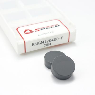 Poluição PCD CBN Insert RNGN120400 em forma hexagonal com embalagem de cartão