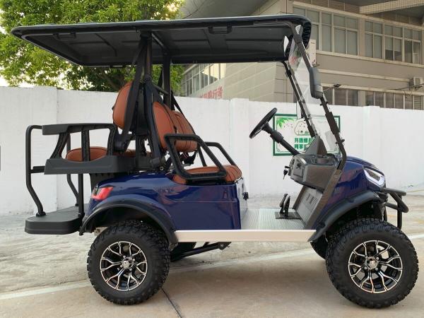 Private Mold Electric Lifted Cart 4 Passenger Chinese Hunting Golf Carts with Rear Disc Brake