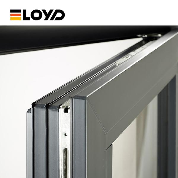 Contemporâneo Anodizado de Alumínio Tilt And Turn Window Awning Termal Isolado