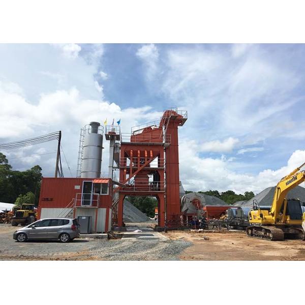 Stationary Asphalt Mixing Machine / Asphalt Plant Equipment Low Consumption