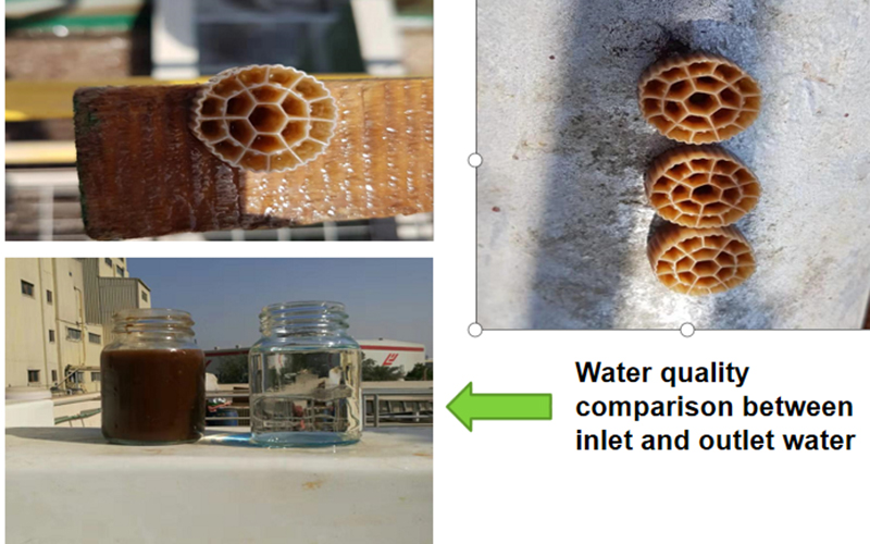 HDPE Colorful Biochips Bio Media For Effective MBBR Filter System