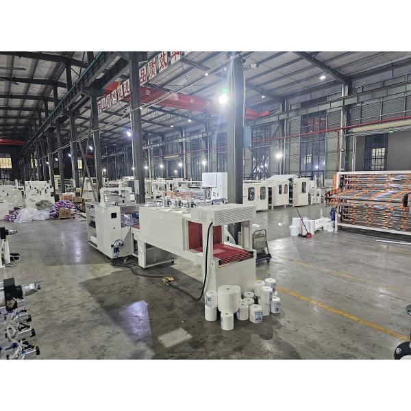 Full Automatic Shrink Film Package Industrial Maxi Roll Making Machine Production Line