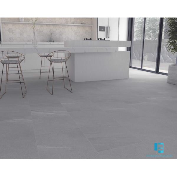 Grey Marble SPC Vinyl Flooring 3.5mm Waterproof Interior Tile