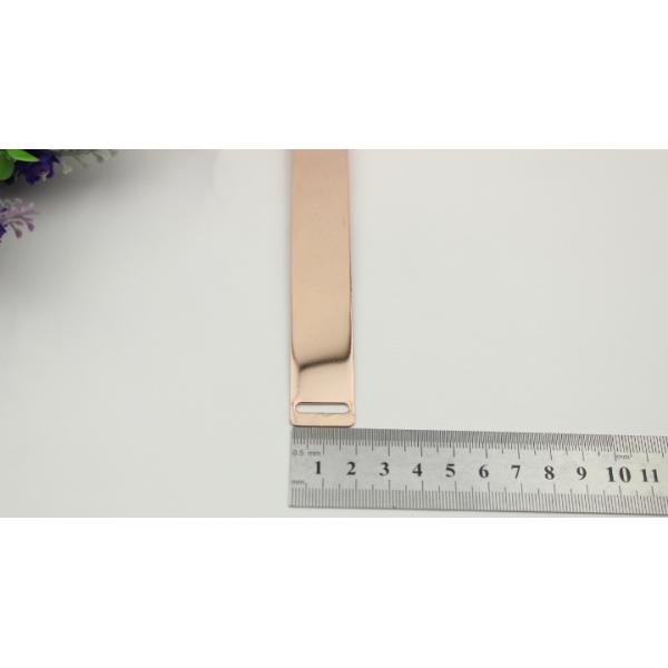 Shoes parts light gold iron sheets perforation 25cm shoelace buckles