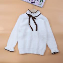 Baby Clothes Kids' Coat Winter Girls Feather Yarn Sweater Pullover Cute Baby Girls Sweater