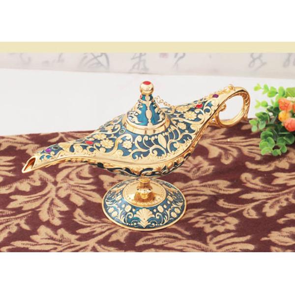 Metal Material Home Decorations Crafts Arab Cultural Commemorative Aladdin's Magic Lamp
