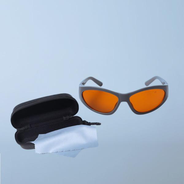 2 Line YAG And Ktp Laser Safety Glasses Typical 532nm 1064nm With White Frame 52