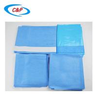 SMS Laparotomia Kit Cirúrgico Drape Azul Não Tecido
