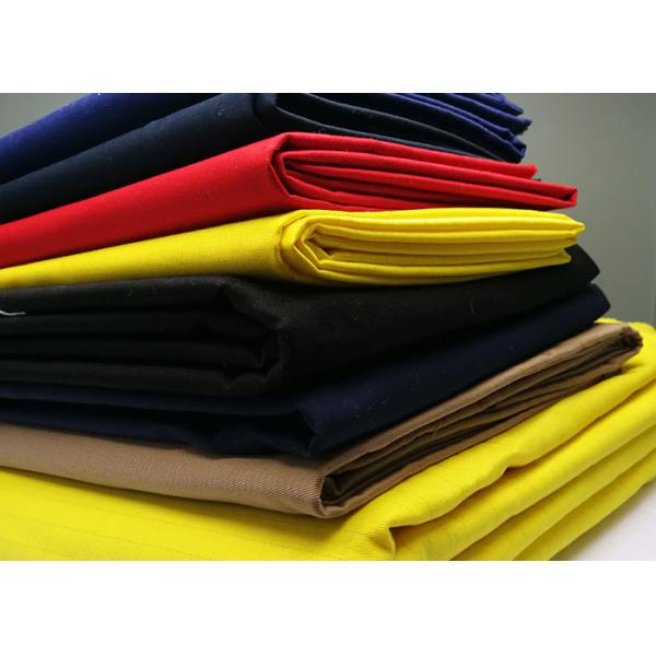 Ткани ткани хлопка/полиэстера устойчивое огнеупорной материальной черной ультрафиолетовое