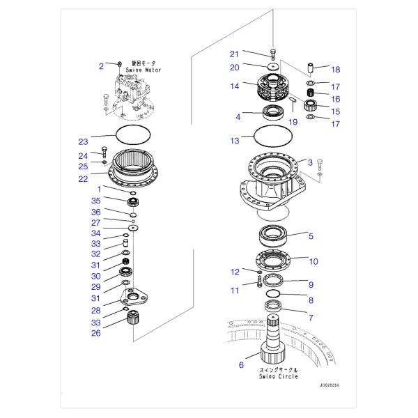 206-26-71480 Planet Carrier Gear