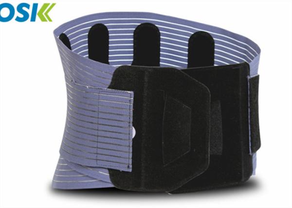 Neoprene Waist Support Brace Black / Blue Breathable Customized Logo