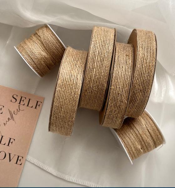 Boutique de fleurs Fleurs fraîches Matériaux d'emballage du paquet Style coréen Ceinture de lin Tissage d'accessoires capillaires