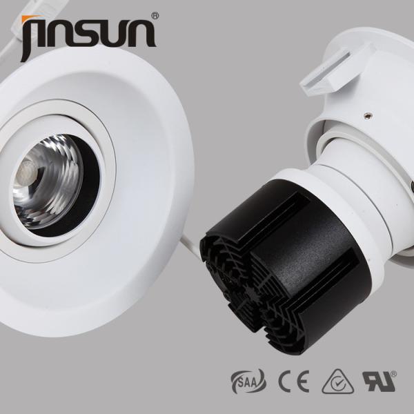 Top 3200lm highLumens Energy Saving Of COB LED Ceiling Light hotsale LED Downlight With  90Ra Whie /black/sliver housing
