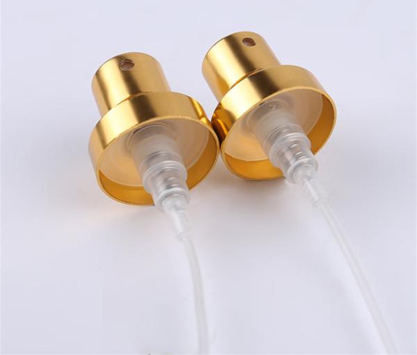 Customized Metalized aluminum crimp pump powder spray pump 15mm