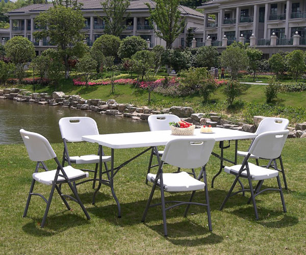 Ресторана таблицы банкетки высоты 10 Ft лагерь 6 x 2 регулируемого квадратный
