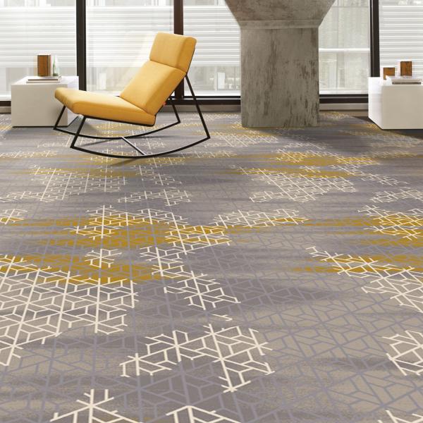 Hotel Custom Printed Carpet Roll with Medium Pile and Jute Backing