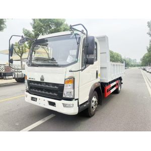 HOWO 5 Ton Tipper Dump Truck Hydraulic Lift For Engineering Projects