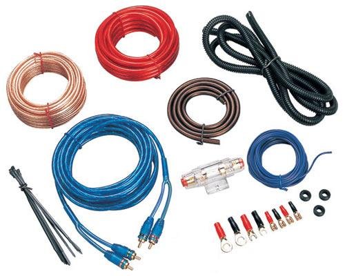 Tipo de conector coaxial Amplificador de audio para automóviles Kit de cableado de instalación OFC