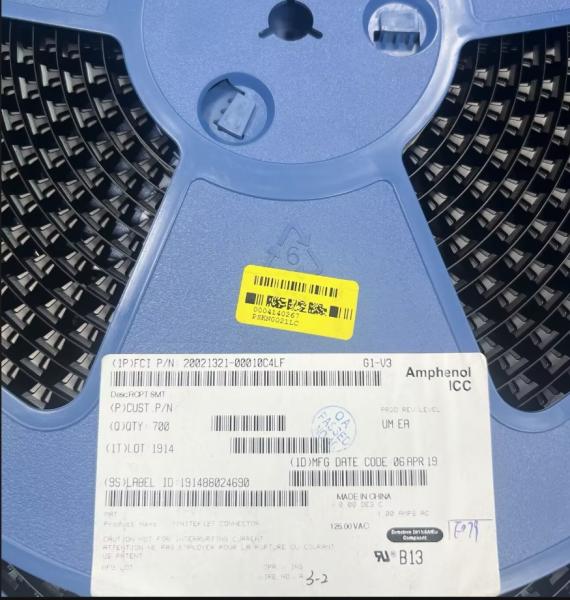 20021321-00010C4LF 1.27MM Female Socket for General Purpose, Industrial, Telecommunications
