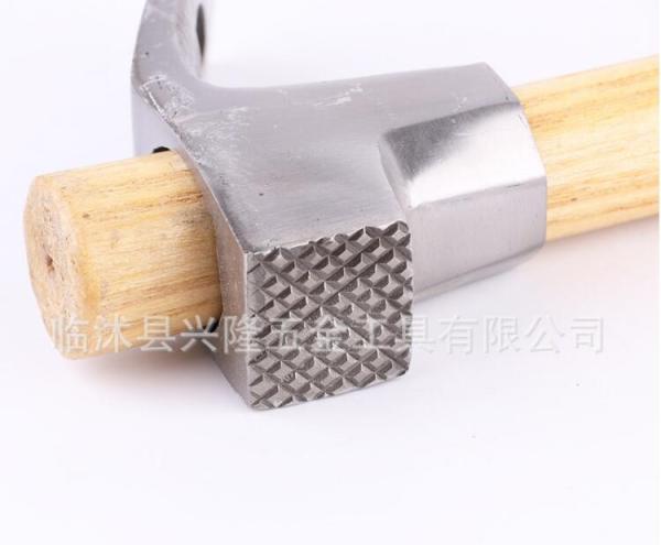 Steel Adze (HKAZ-1) with polishing surface, inverse wooden handle and good price