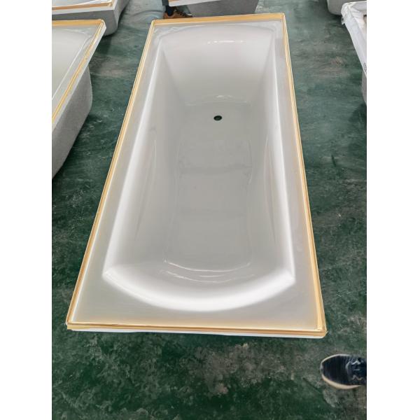 Stylish and Durable Australian Topmount Simple Acrylic Bathtub Drop in Full Payment