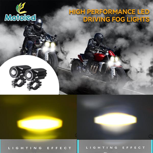 3570 LED 32W Triple Light External Spotlight For Universal Motorcycle Car